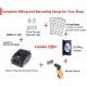 Combo Receipt Printer + Barcode Scanner + QuickBarcode CPP Billing & Accounting Software + Thermal Rolls + A4 Label Sheets