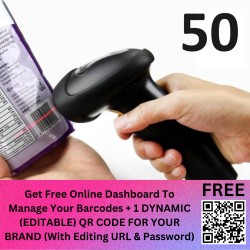 50 Barcodes (EAN-13, Unique Series, Double Check Digit Verified) For Retail Selling/Billing In Shop/Mall/Modern Retail