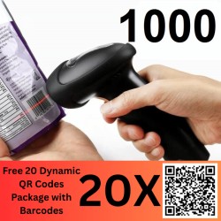 Barcodes (EAN-13, Unique Series, Double Check Digit Verified) For Retail Selling/Billing In Shop/Mall/Modern Retail For Products