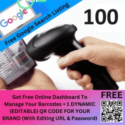 100 Barcodes (EAN-13, Unique Series, Double Check Digit Verified) For Retail Selling/Billing In Shop/Mall/Modern Retail