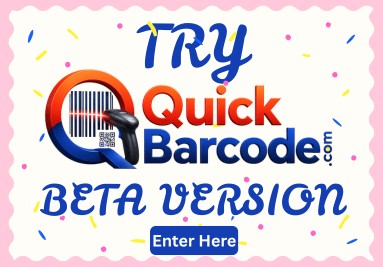 Try QuickBarcode.com Beta Version