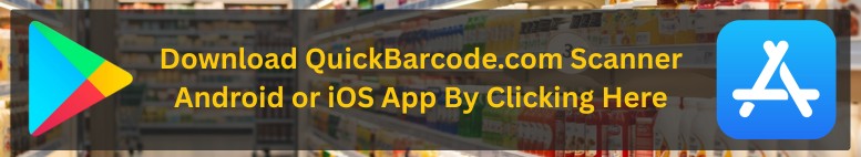 Download QuickBarcode.com Android/iOS App Here