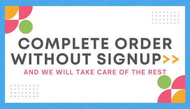 Complete Order Without Sign Up