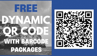 Free Dynamic QR code with Barcode Packages
